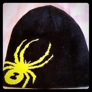 Spyder black/neon beanie